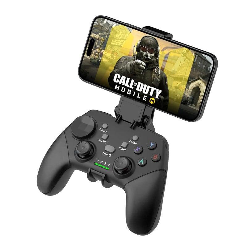 Joso Wireless Mobile Gaming Controller for iPhone, Android, iPad, Tablet, PC, Phone Controller with Phone Clip Supports Cloud Game, COD Mobile, Genshin Immpact, Remote Player Gamepad - Image 1